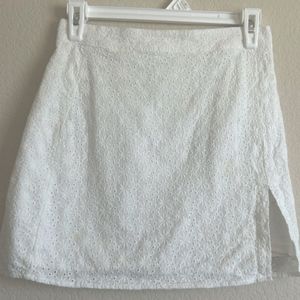 White Mini Skirt